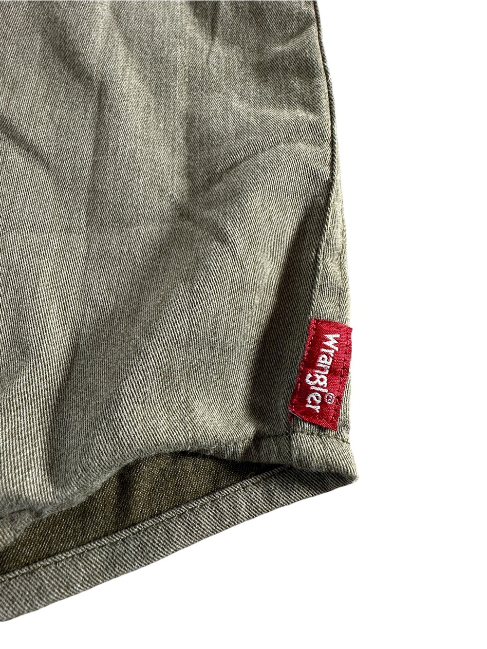 Wrangler Olive Green Long-Sleeve Button-Down Shirt 2XL NWT - Picture 5 of 13
